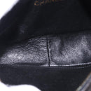 CHANEL Matelasse Chain Shoulder Bag Lamb Skin Black Gold CC Auth 200580V-16