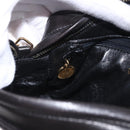 CHANEL Matelasse Chain Shoulder Bag Lamb Skin Black Gold CC Auth 200580V-19