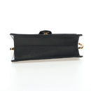CHANEL Chain Matelasse Shoulder Bag Lamb Skin Black Gold CC Auth 200581SAM-5