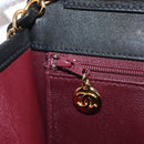 CHANEL Chain Matelasse Shoulder Bag Lamb Skin Black Gold CC Auth 200581SAM-29