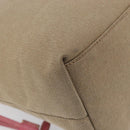 PRADA Tote Bag Canvas Jacquard Brown Gold Auth 200586V-18