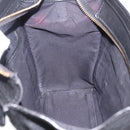 CELINE Luggage Nano Shopper Hand Bag Leather 2way Black Gold Auth 200587M-22