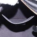 CELINE Luggage Nano Shopper Hand Bag Leather 2way Black Gold Auth 200587M-24