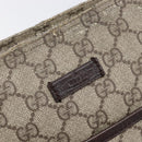 GUCCI GG Supreme Shoulder Bag PVC Beige Silver 141626 Auth 200589-17