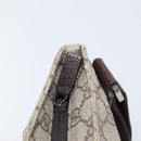 GUCCI GG Supreme Shoulder Bag PVC Beige Silver 141626 Auth 200589-10