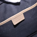 CELINE Luggage Nano Shopper Hand Bag Leather 2way Beige Gold Auth 200630A-23