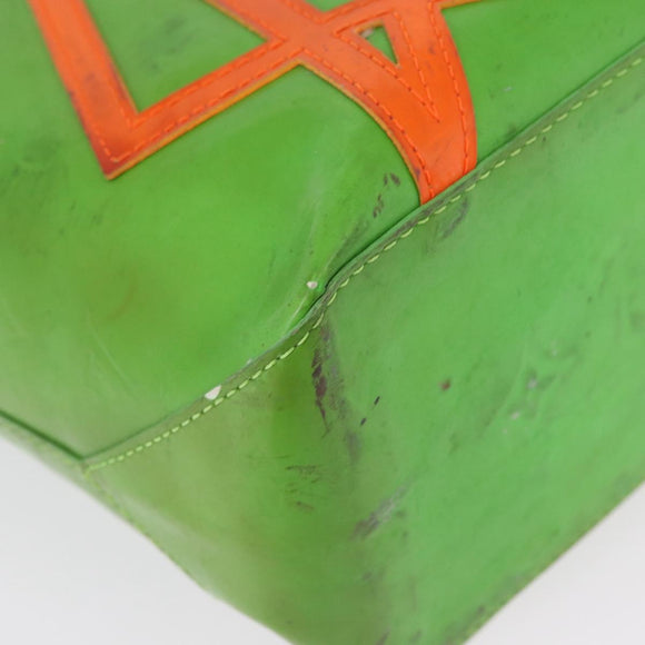 LOUIS VUITTON Monogram Vernis Fluo Reade MM Hand Bag Veil M91901 LV Auth 200640