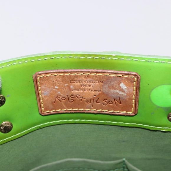 LOUIS VUITTON Monogram Vernis Fluo Reade MM Hand Bag Veil M91901 LV Auth 200640