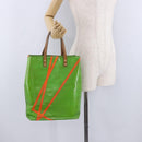 LOUIS VUITTON Monogram Vernis Fluo Reade MM Hand Bag Veil M91901 LV Auth 200640-23