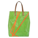 LOUIS VUITTON Monogram Vernis Fluo Reade MM Hand Bag Veil M91901 LV Auth 200640-2