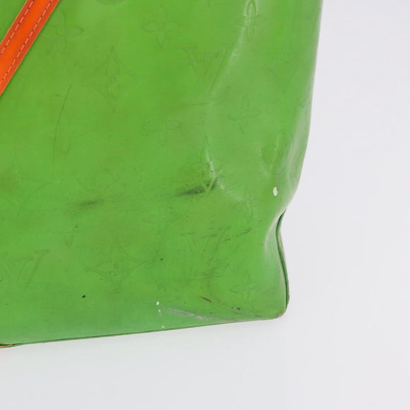 LOUIS VUITTON Monogram Vernis Fluo Reade MM Hand Bag Veil M91901 LV Auth 200640