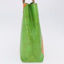 LOUIS VUITTON Monogram Vernis Fluo Reade MM Hand Bag Veil M91901 LV Auth 200640-4