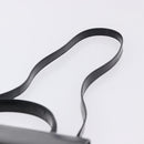 Salvatore Ferragamo Gancini Hand Bag Patent 2way Black Gold Tone Auth 200642-10
