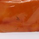 CHANEL Triple Coco Chain Shoulder Bag Patent Orange Silver CC Auth 200643-7