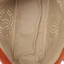 CHANEL Triple Coco Chain Shoulder Bag Patent Orange Silver CC Auth 200643-10