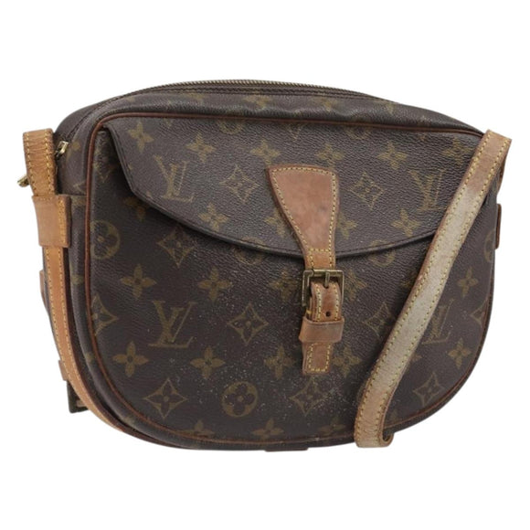 LOUIS VUITTON Monogram Jeune Fille MM Shoulder Bag M51226 LV Auth 200644