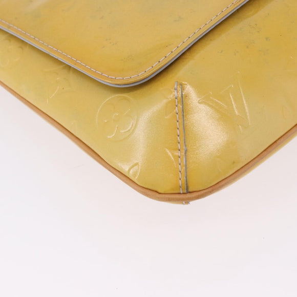 LOUIS VUITTON Monogram Vernis Thompson Street Bag Gris M91008 LV Auth 200645