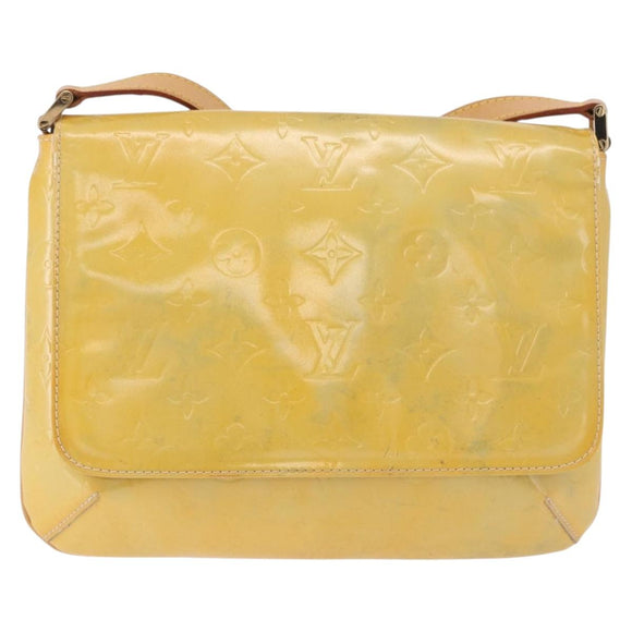 LOUIS VUITTON Monogram Vernis Thompson Street Bag Gris M91008 LV Auth 200645
