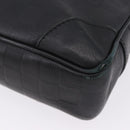 LOUIS VUITTON Damier Infini Porte Documents Voyage Bag Black N41146 Auth 200646-15