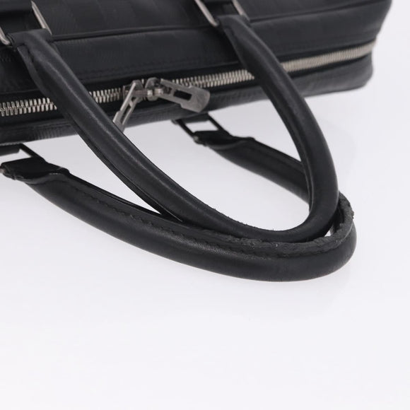 LOUIS VUITTON Damier Infini Porte Documents Voyage Bag Black N41146 Auth 200646