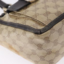 GUCCI GG Crystal Abbey Tote Bag Coated Canvas Outlet Beige 268639 Auth 200647-15