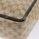 GUCCI GG Crystal Abbey Tote Bag Coated Canvas Outlet Beige 268639 Auth 200647-10