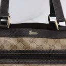 GUCCI GG Crystal Abbey Tote Bag Coated Canvas Outlet Beige 268639 Auth 200647-18