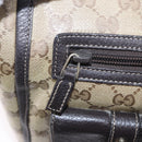GUCCI GG Crystal Abbey Tote Bag Coated Canvas Outlet Beige 268639 Auth 200647-24