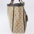 GUCCI GG Crystal Abbey Tote Bag Coated Canvas Outlet Beige 268639 Auth 200647-4