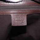 GUCCI GG crystal Histeria Tote Bag Coated Canvas Beige Gold 207285 Auth 200648-20