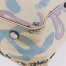 CHANEL New Travel Line Tote Bag Nylon White Multicolor CC Auth 200649-13