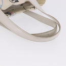 CHANEL New Travel Line Tote Bag Nylon White Multicolor CC Auth 200649-7