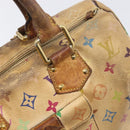 LOUIS VUITTON Monogram Multicolor Speedy 30 Hand Bag White M92643 LV Auth 200653-20