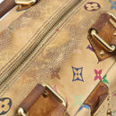 LOUIS VUITTON Monogram Multicolor Speedy 30 Hand Bag White M92643 LV Auth 200653-9