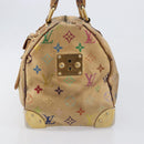 LOUIS VUITTON Monogram Multicolor Speedy 30 Hand Bag White M92643 LV Auth 200653-3