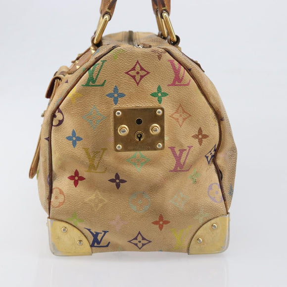LOUIS VUITTON Monogram Multicolor Speedy 30 Hand Bag White M92643 LV Auth 200653