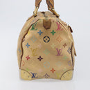 LOUIS VUITTON Monogram Multicolor Speedy 30 Hand Bag White M92643 LV Auth 200653-4