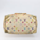 LOUIS VUITTON Monogram Multicolor Speedy 30 Hand Bag White M92643 LV Auth 200653-5
