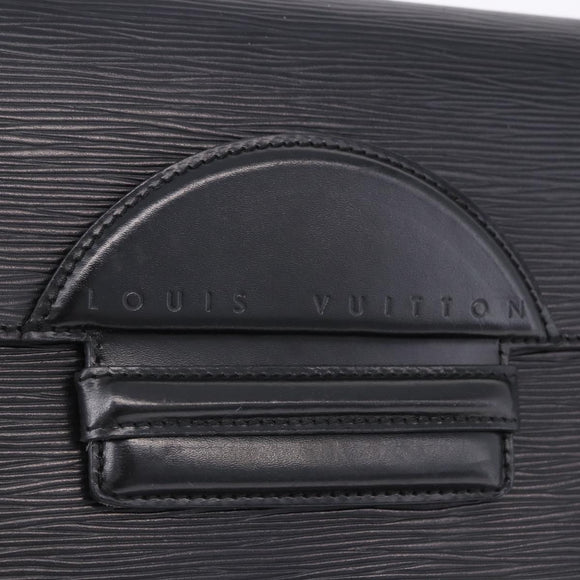 LOUIS VUITTON Epi Chaillot Clutch Bag Black M52542 LV Auth 200655