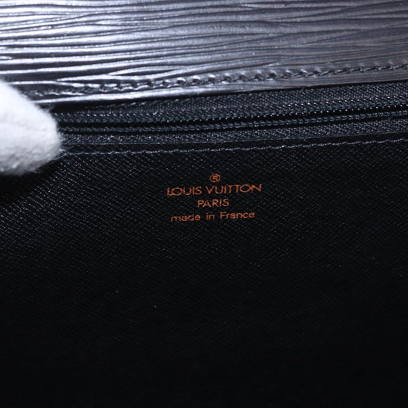 LOUIS VUITTON Epi Chaillot Clutch Bag Black M52542 LV Auth 200655