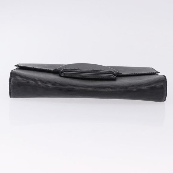 LOUIS VUITTON Epi Chaillot Clutch Bag Black M52542 LV Auth 200655
