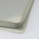 LOUIS VUITTON Monogram Vernis Motto Accessory Pouch Gris M91030 LV Auth 200656-15