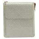 LOUIS VUITTON Monogram Vernis Motto Accessory Pouch Gris M91030 LV Auth 200656-13