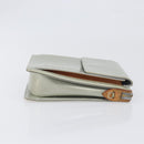 LOUIS VUITTON Monogram Vernis Motto Accessory Pouch Gris M91030 LV Auth 200656-3