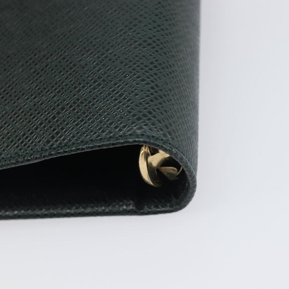 LOUIS VUITTON Taiga Agenda MM Day Planner Cover Epicea R20403 LV Auth 200658