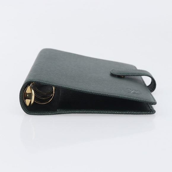 LOUIS VUITTON Taiga Agenda MM Day Planner Cover Epicea R20403 LV Auth 200658