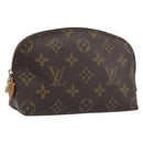 LOUIS VUITTON Monogram Pochette Cosmetic PM Cosmetic Pouch M47515 LV Auth 200659-1