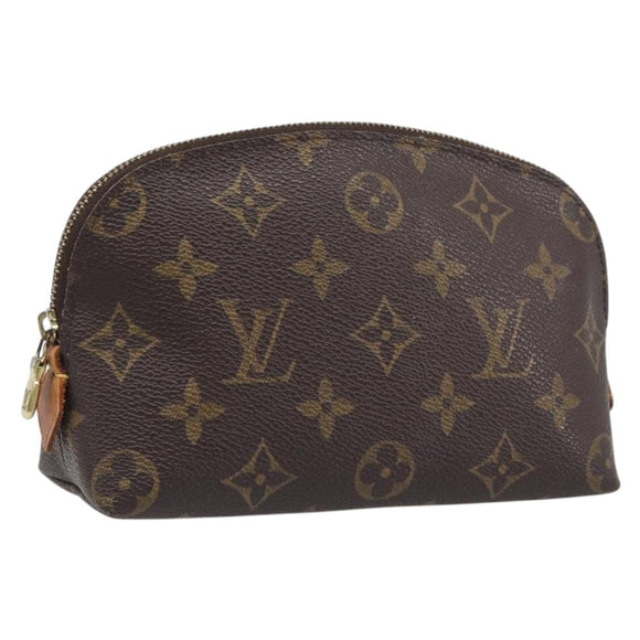 LOUIS VUITTON Monogram Pochette Cosmetic PM Cosmetic Pouch M47515 LV Auth 200659