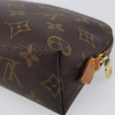 LOUIS VUITTON Monogram Pochette Cosmetic PM Cosmetic Pouch M47515 LV Auth 200659-15