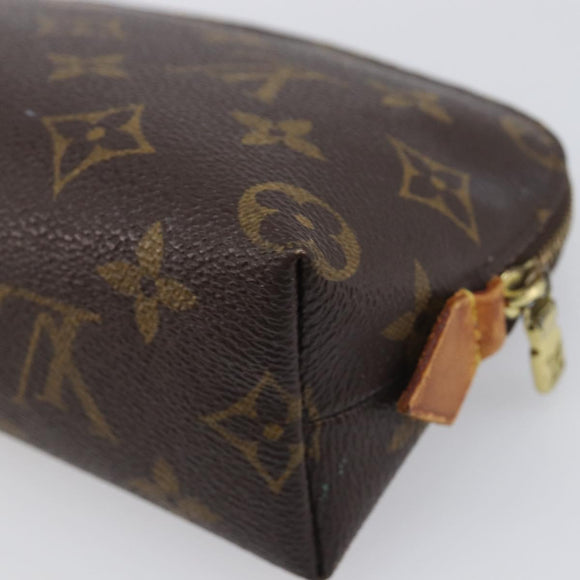 LOUIS VUITTON Monogram Pochette Cosmetic PM Cosmetic Pouch M47515 LV Auth 200659